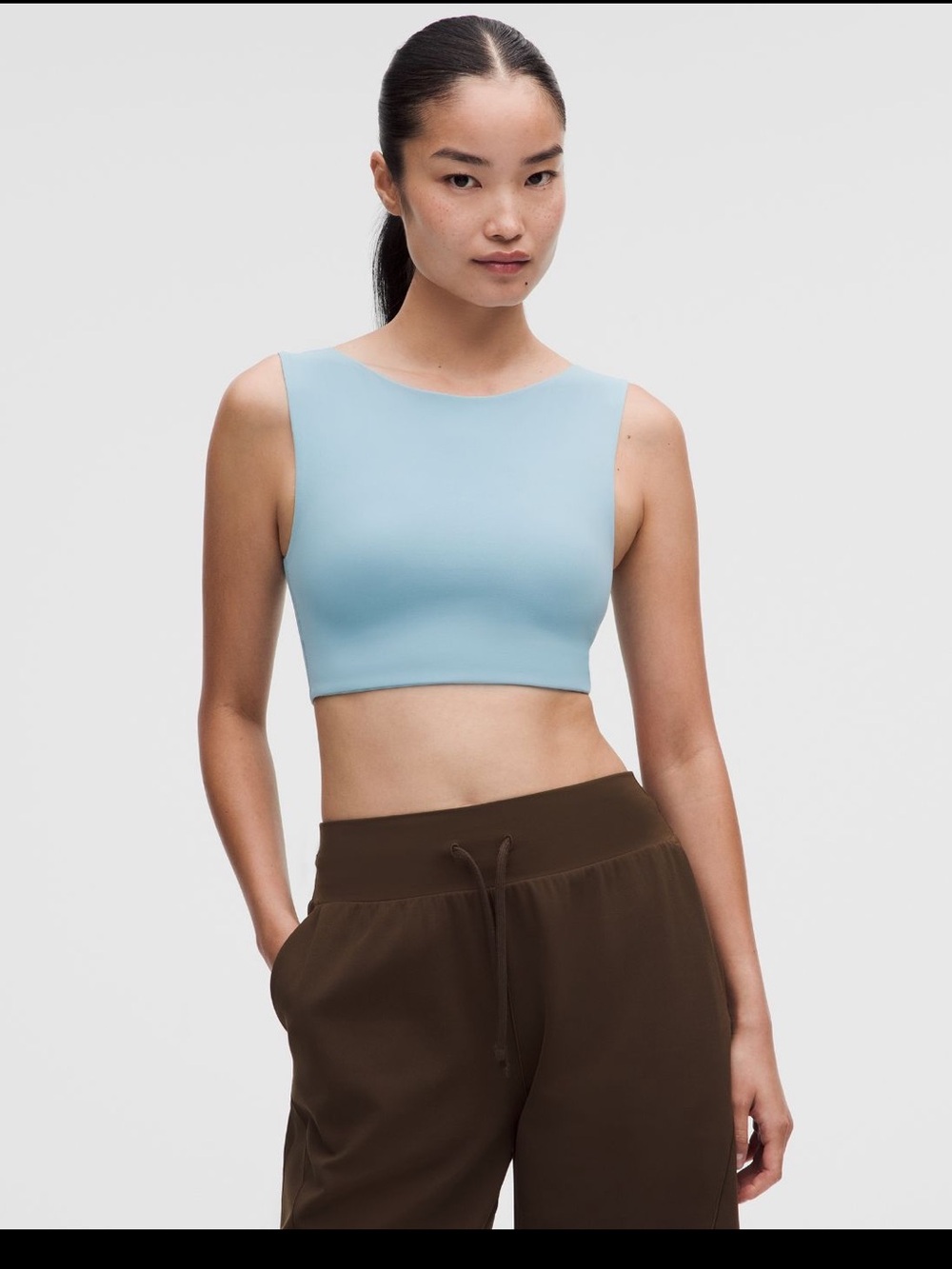 #948 Lululemon Bend This Boat and Scoop Bra Seafoam S/M NWT Reversible